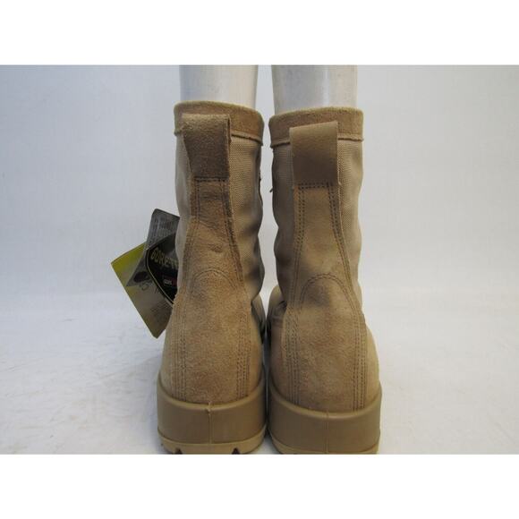EUC Belleville Mens Sz 12.5 R Tan Suede Gore-Tex Combat Tactical Military Boots